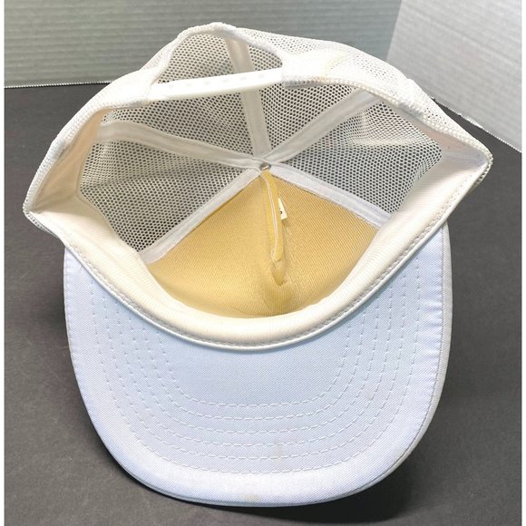 Amtron Video Hat White Trucker Mesh Cap Pirate Treasure Island - Picture 8 of 9